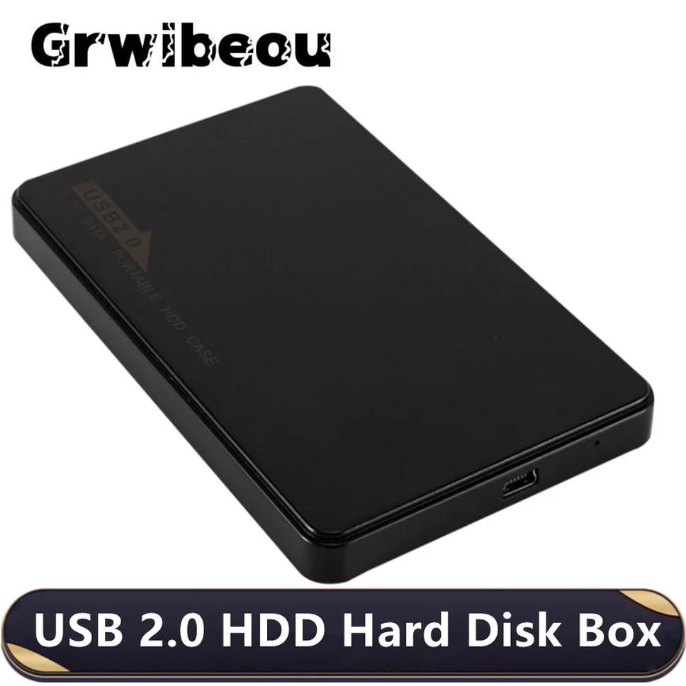 USB 2.0 ϵ ũ ڽ Ŭ 2.5 ġ SATA HDD SSD   ̽ Ʈ ũž pc, 480Mbps/s  ӵ